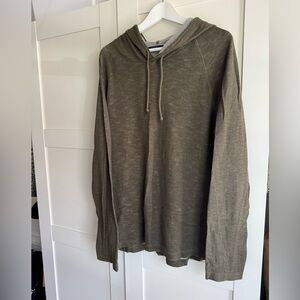 Vince Green Sweatshirt Relaxed Fit Hooded